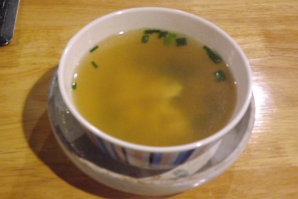トッペギビビンバの卵スープ